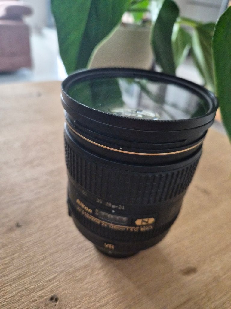 Nikon F-objectieven – 24-120, 24-70 f/2.8, 85mm, 50mm, Nikon, Zo goed als nieuw, Handmatige focus, Ophalen of Verzenden