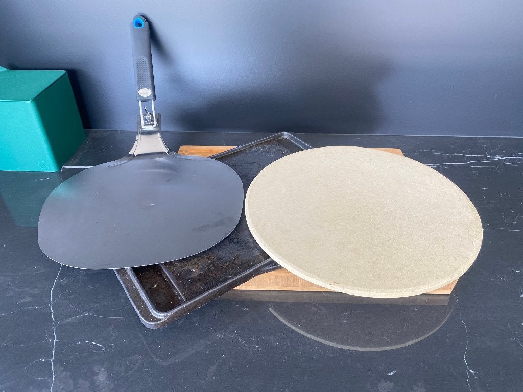 Lot Napoleon barbecue et pizza – pierre, pelle, plancha, Enlèvement, Utilisé, Napoleon