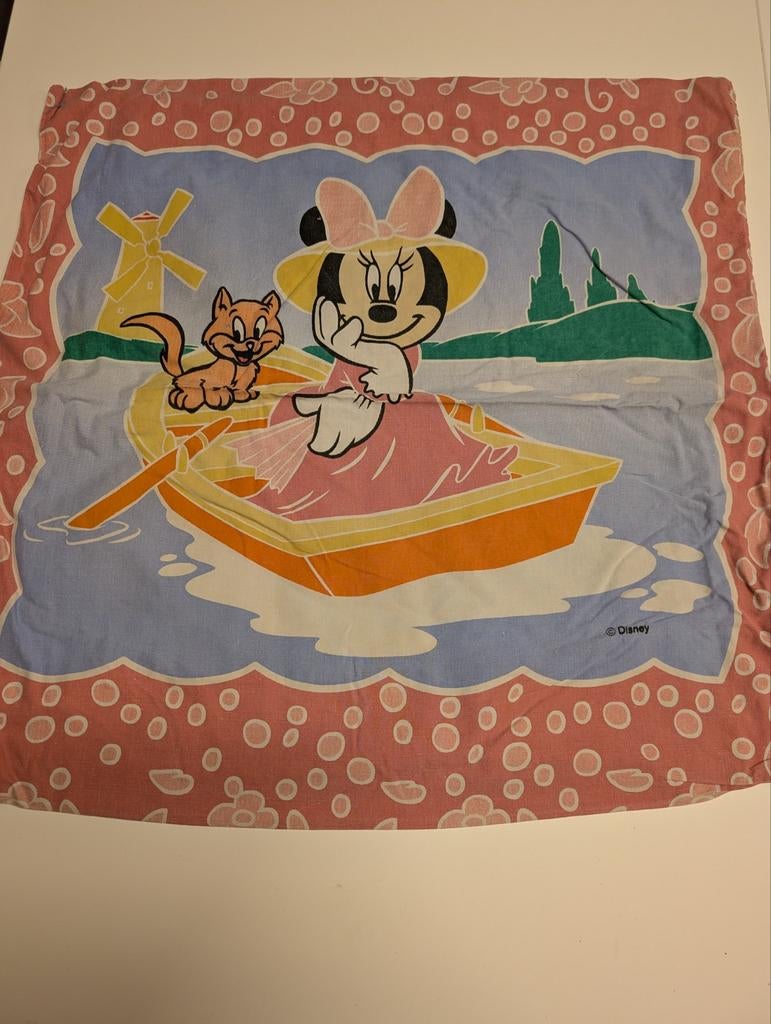 Housse de couette en coton Disney Minnie Mouse, Enlèvement ou Envoi, Rose, Housse de couette, Utilisé