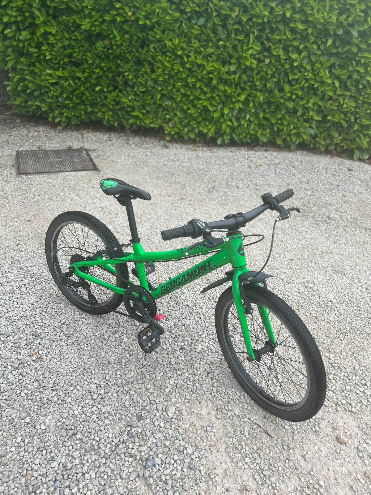 Stoere felgroene Bergamont kinderfiets 20 inch wielen, Fietsen en Brommers, Ophalen, Gebruikt, 16 tot 20 inch