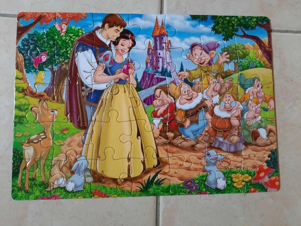 Puzzel Sneeuwwitje, Ophalen, 10 tot 50 stukjes, Gebruikt, 4 tot 6 jaar