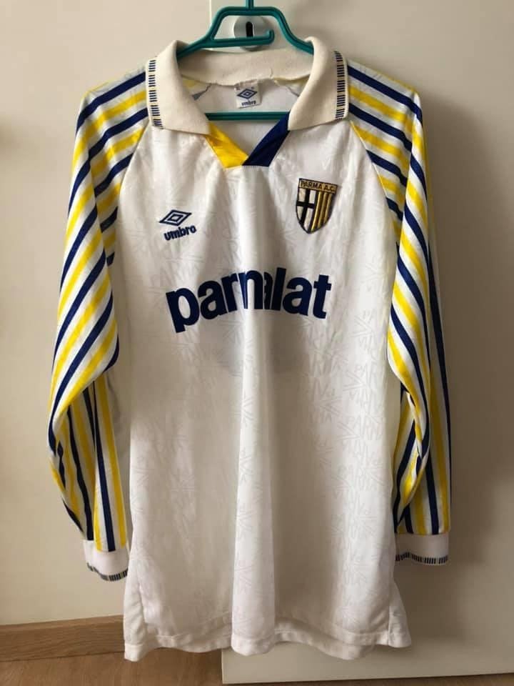 Parma matchworn shirt signed Georges Grün, Verzamelen, Ophalen of Verzenden, Zo goed als nieuw, Shirt