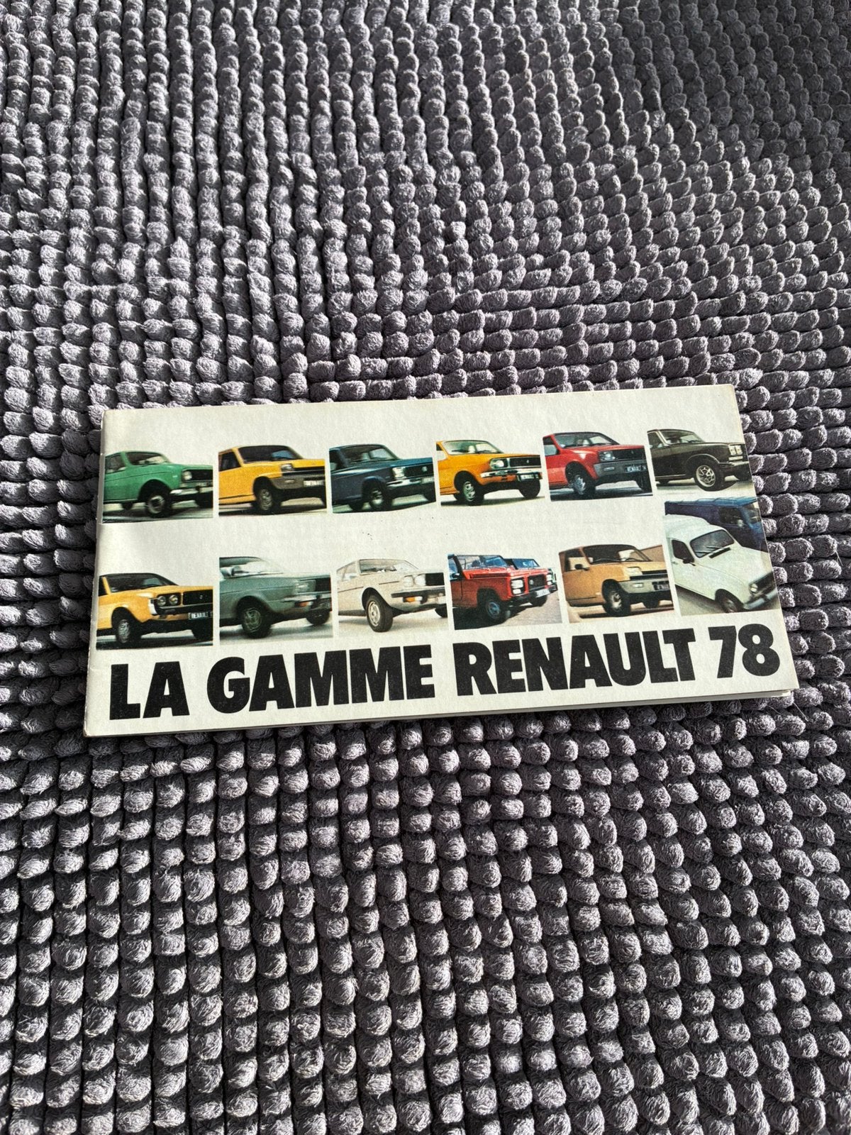 catalogue gamme Renault 1978, Enlèvement, Utilisé, Renault