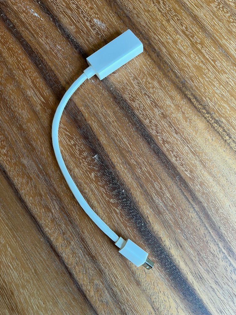 Mini DisplayPort naar HDMI adapter - Macbook TV Monitor, Computers en Software, Pc- en Netwerkkabels, Ophalen of Verzenden, Zo goed als nieuw