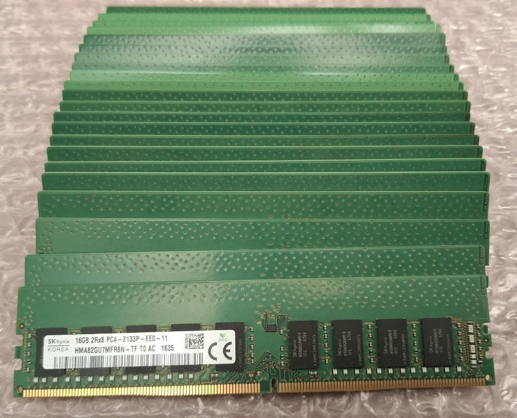 16gb latjes DDR4 ECC UDIMM Geheugen ( 2400 & 2133 ), Computers en Software, Server, DDR4, Info@retrogamed.be, RetroGamed