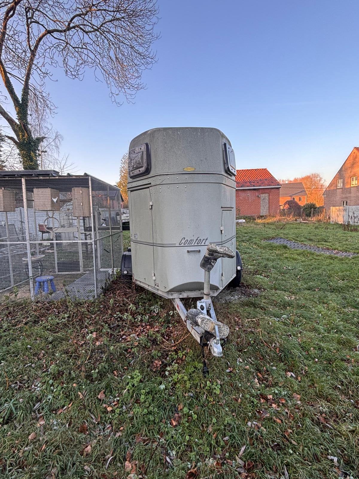 2-paardstrailer bockmann, Ophalen, Gebruikt, 2-paards trailer