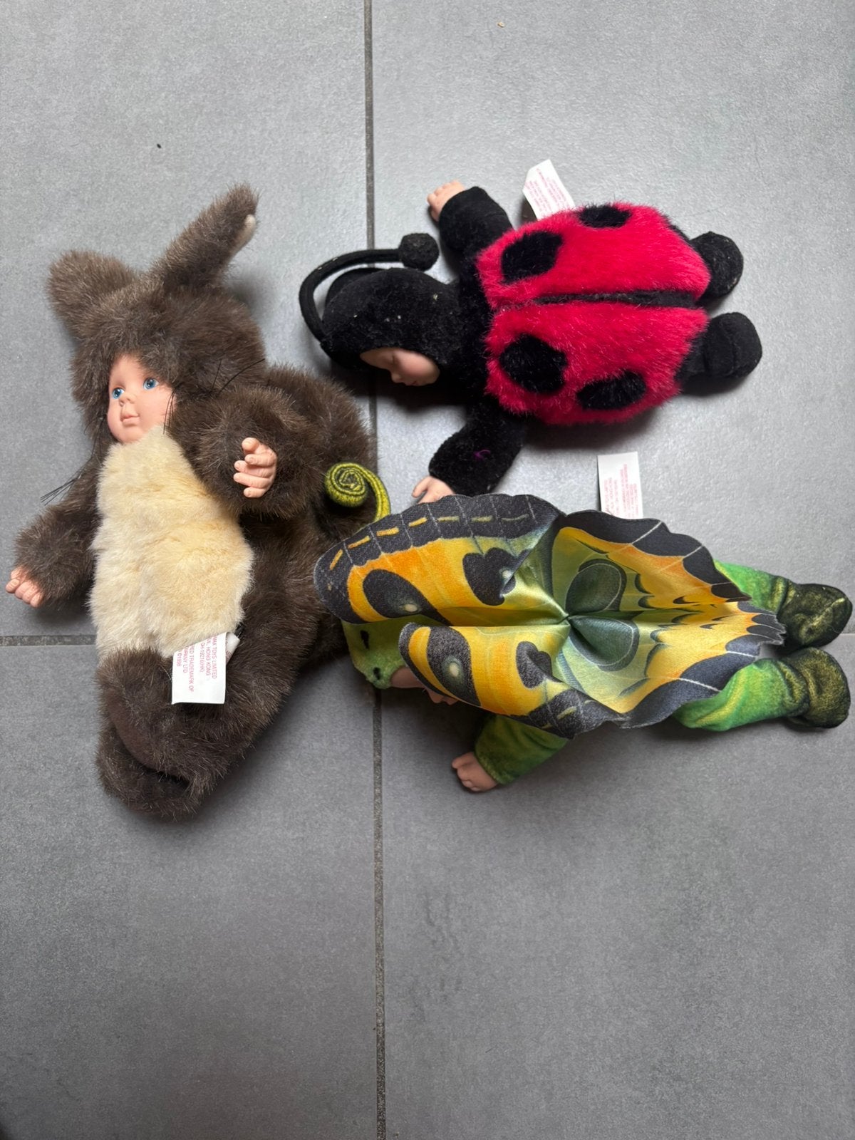 3 anne geddes popjes, Ophalen of Verzenden, Zo goed als nieuw