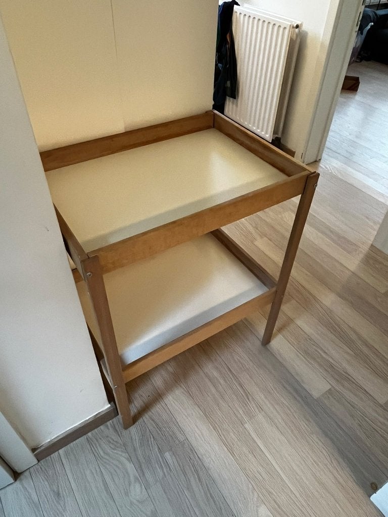 Houten ververstafel, Enfants & Bébés, Enlèvement, Comme neuf, Autres types, Autres marques