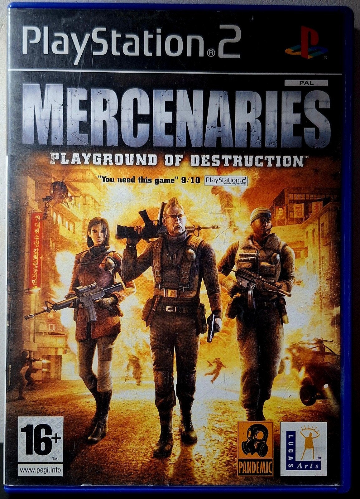 PS2 Mercenaries: Playground of Destruction, Games en Spelcomputers, Ophalen of Verzenden, Zo goed als nieuw, Vanaf 16 jaar