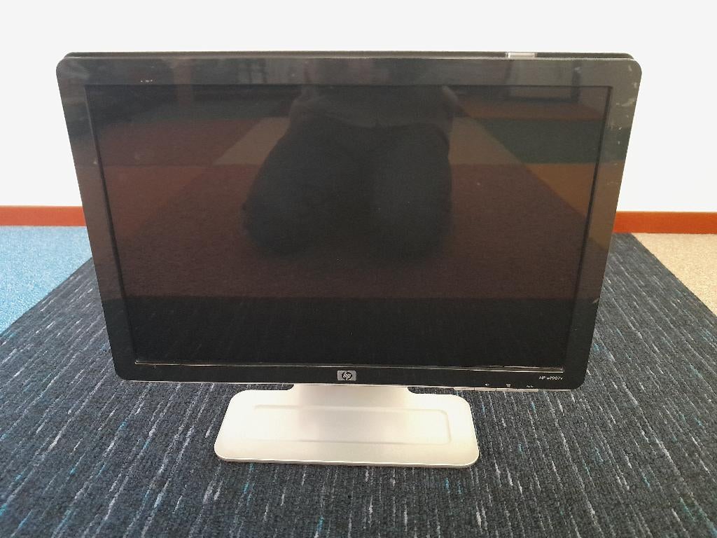 HP Monitor/ Beeldscherm 19" type w1907v, MET GELUID, Computers en Software, Monitoren, Ophalen, Gebruikt, HP, Overige typen