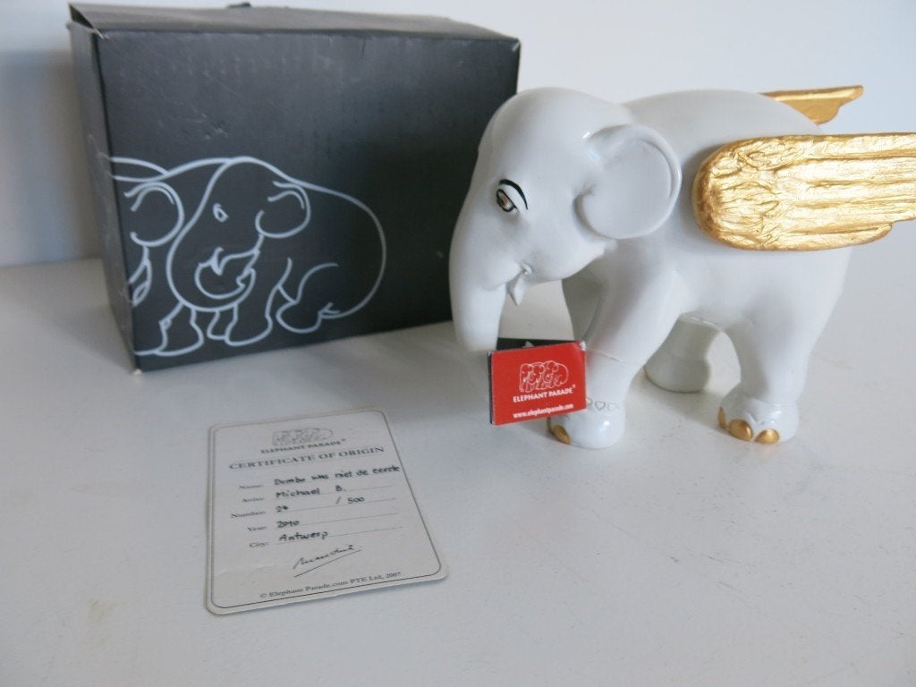 Design Olifant Elephant Parade Michael B, Antiek en Kunst, Kunst | Designobjecten, Ophalen of Verzenden, Genummerd