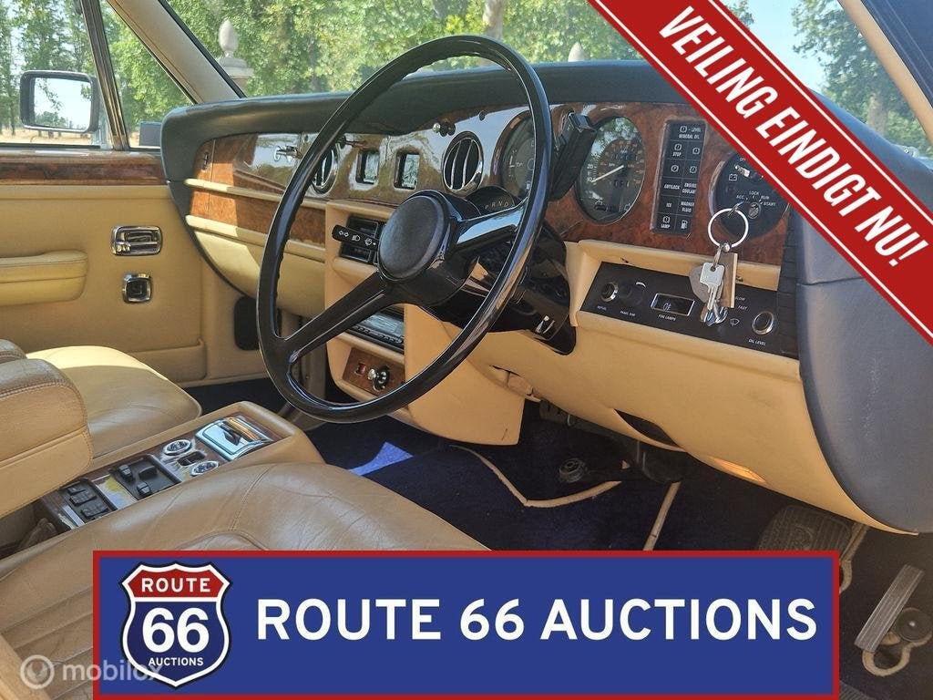 Rolls-Royce Silver Spirit | 1987 | Route 66 Auctions, Zwart, Bedrijf, Handgeschakeld, Overige carrosserie