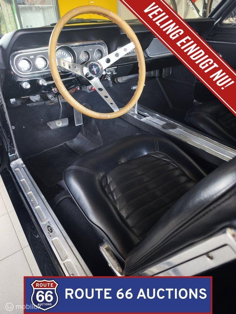 Ford Mustang Hardtop 289 V8 | 1965 | Route 66 Auctions, Achat, Entreprise, Boîte manuelle, Autre carrosserie