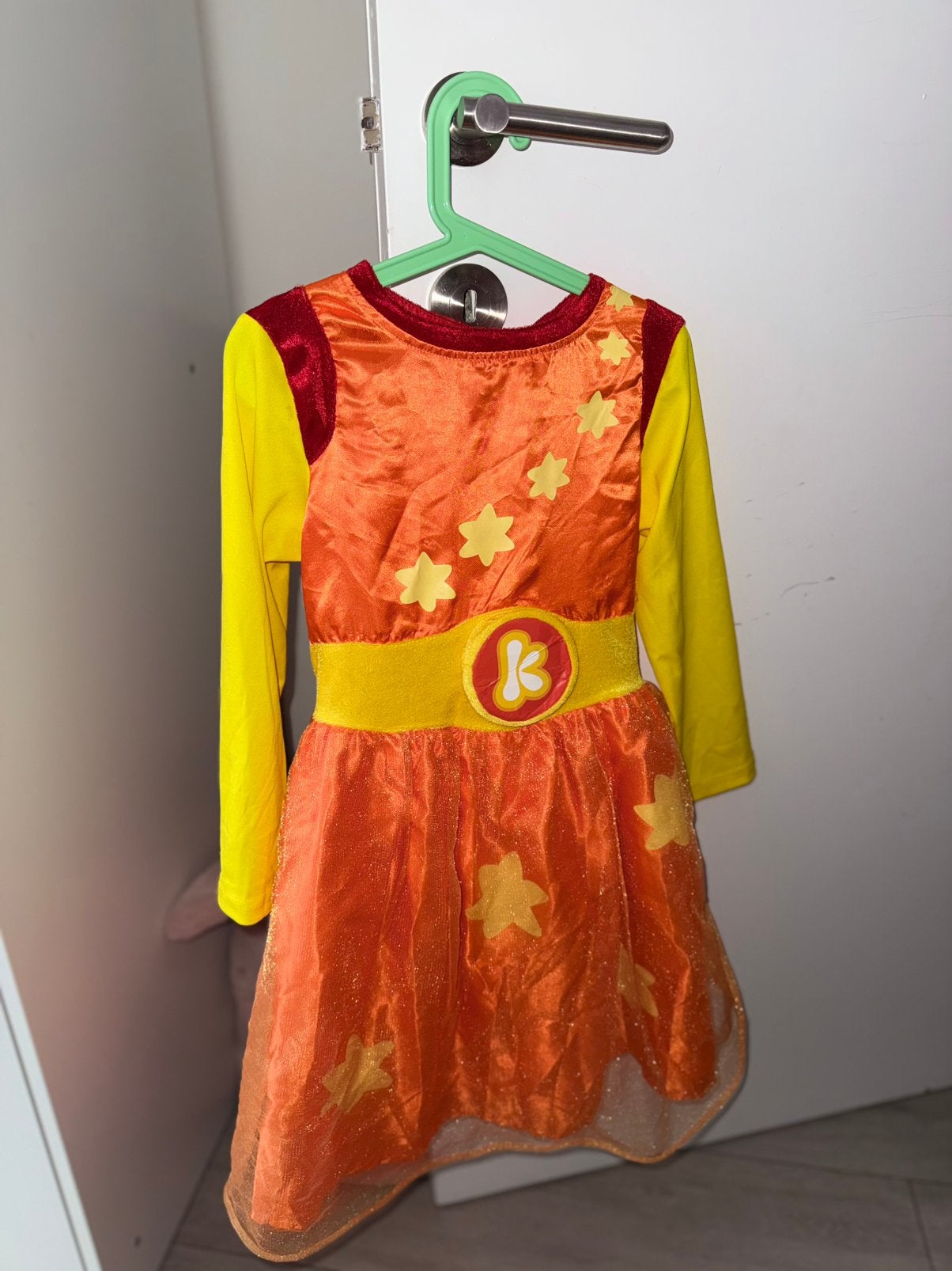Kaatje jur, Kinderen en Baby's, Carnavalskleding en Verkleedspullen, Ophalen, Gebruikt, 122 t/m 128, Meisje