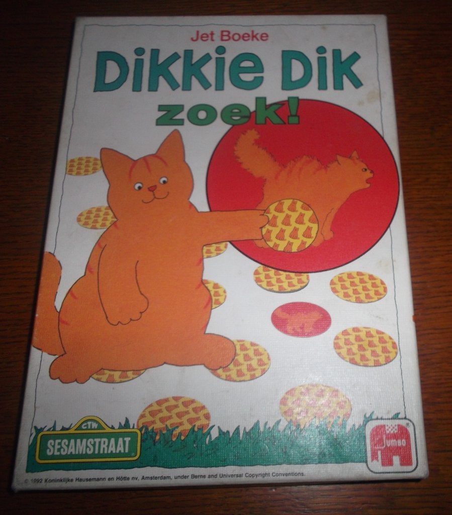 Dikkie Dik zoek! / Jumbo, Een of twee spelers, Ophalen, Gebruikt, JUMBO