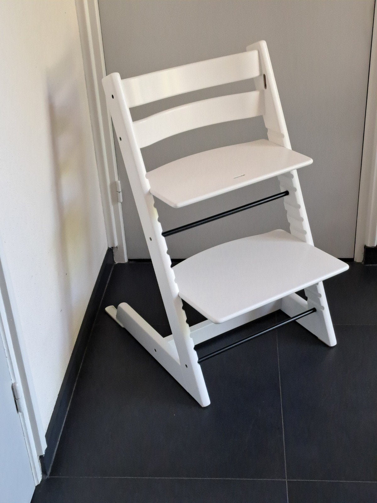 Stokke Tripp Trapp kinderstoel NIEUW MODEL, Ophalen, Zo goed als nieuw, Meegroeistoel, Aanschuifbaar