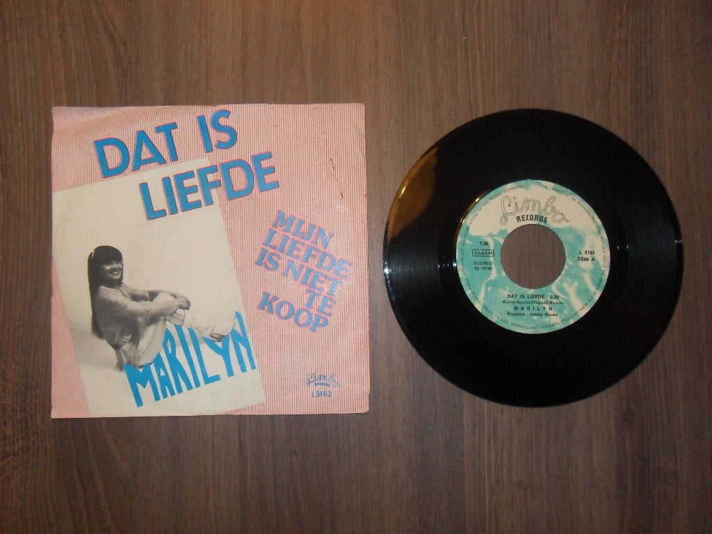 Marilyn - Dat is liefde, CD & DVD, Vinyles | Néerlandophone, Enlèvement ou Envoi, Utilisé, 7 inch, Chanson réaliste ou Smartlap