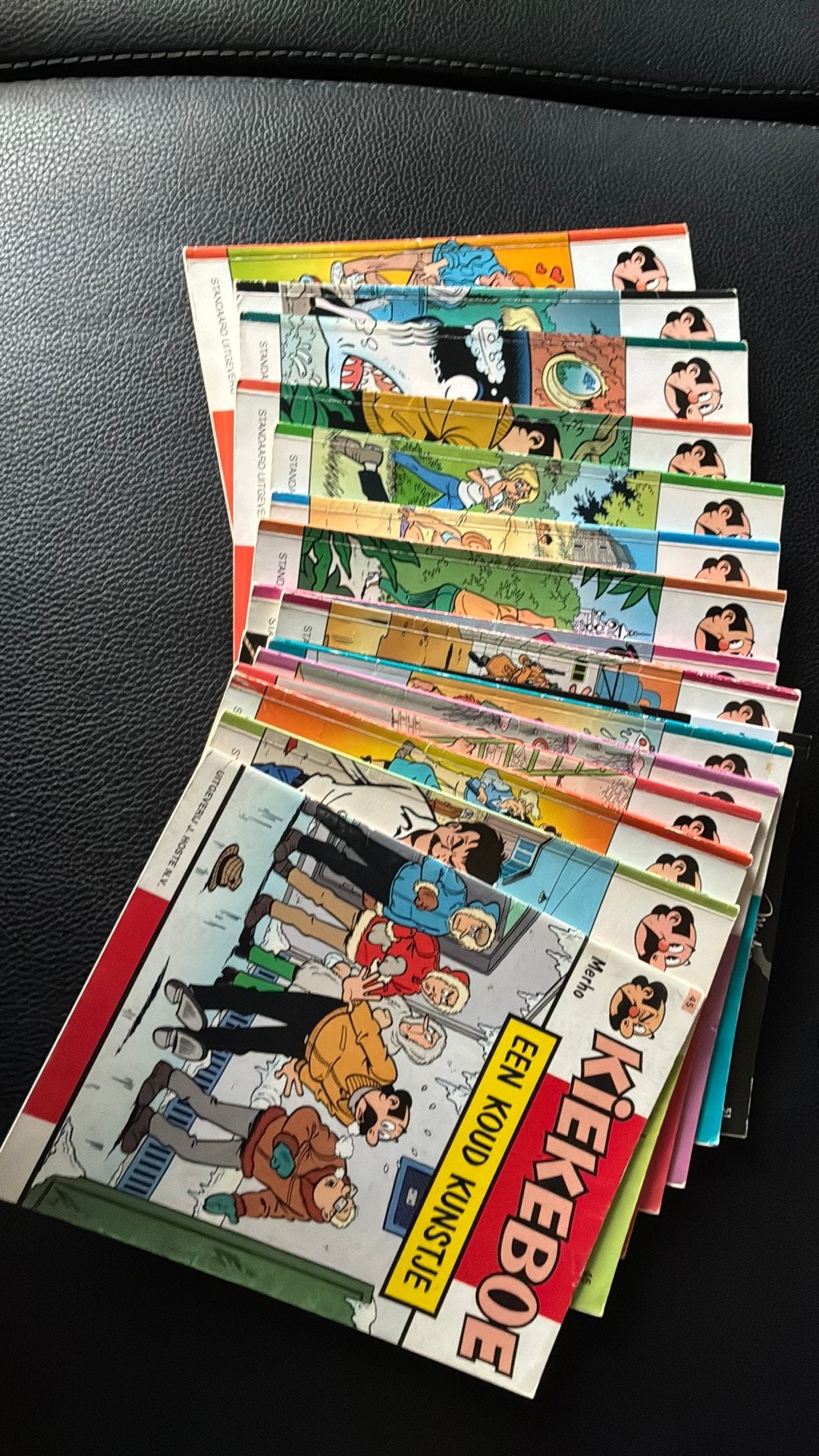 Kiekeboe strips nummer 45 tot en met 60, Livres, Enlèvement ou Envoi, Utilisé, Plusieurs comics, Europe
