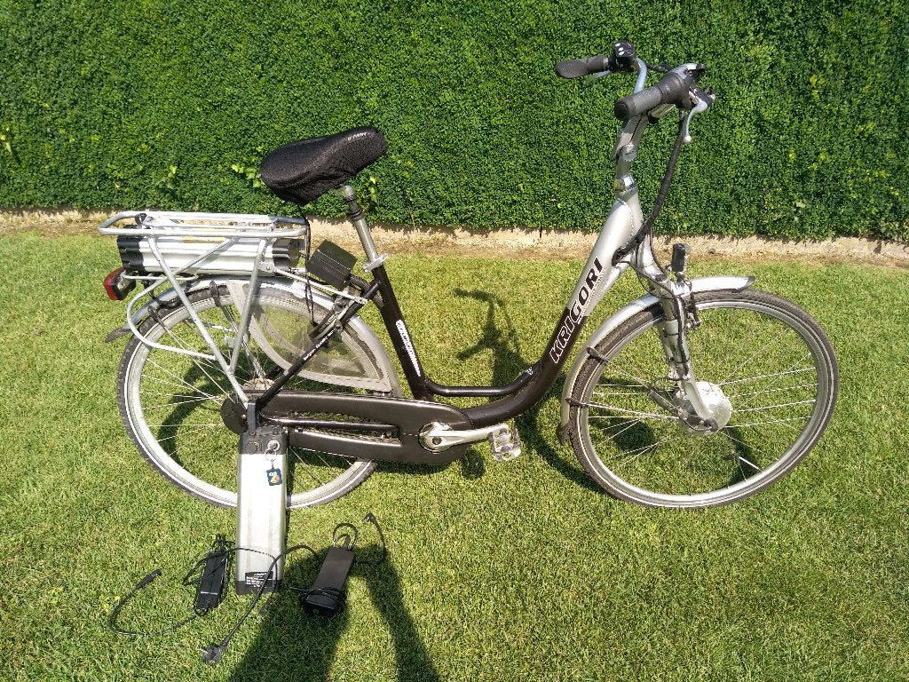 elektrische damesfiets krigori, Fietsen en Brommers, Fietsen | Dames | Damesfietsen, Gebruikt, Versnellingen, Ophalen