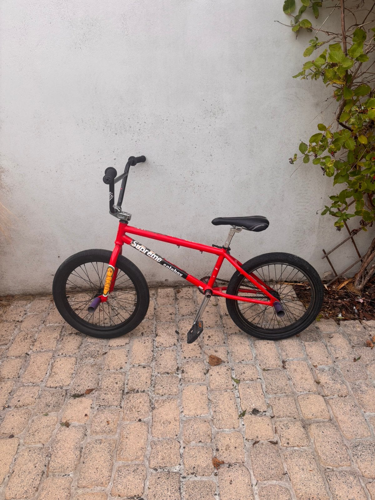 BMX WTP wethepeople rouge 20 pouces, Fietsen en Brommers, Fietsen | Crossfietsen en BMX, Ophalen, Gebruikt, Stuur 360° draaibaar