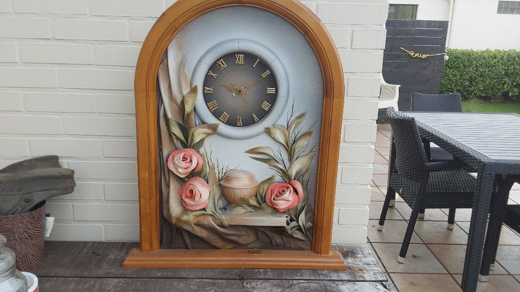 Wandklok, Ophalen, Vintage, Analoog, Werkt op batterijen