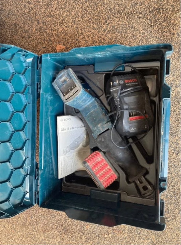 recipro bosch + accessoires, Doe-het-zelf en Bouw, Ophalen, Gebruikt