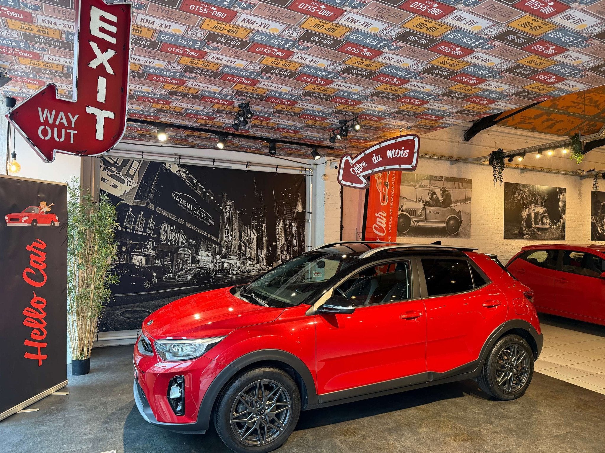 Kia Stonic 1.0 T Black Edition * CAMERA * CARNET * JANTES 17, Autos, Rouge, Achat, 998 cm³, Euro 6