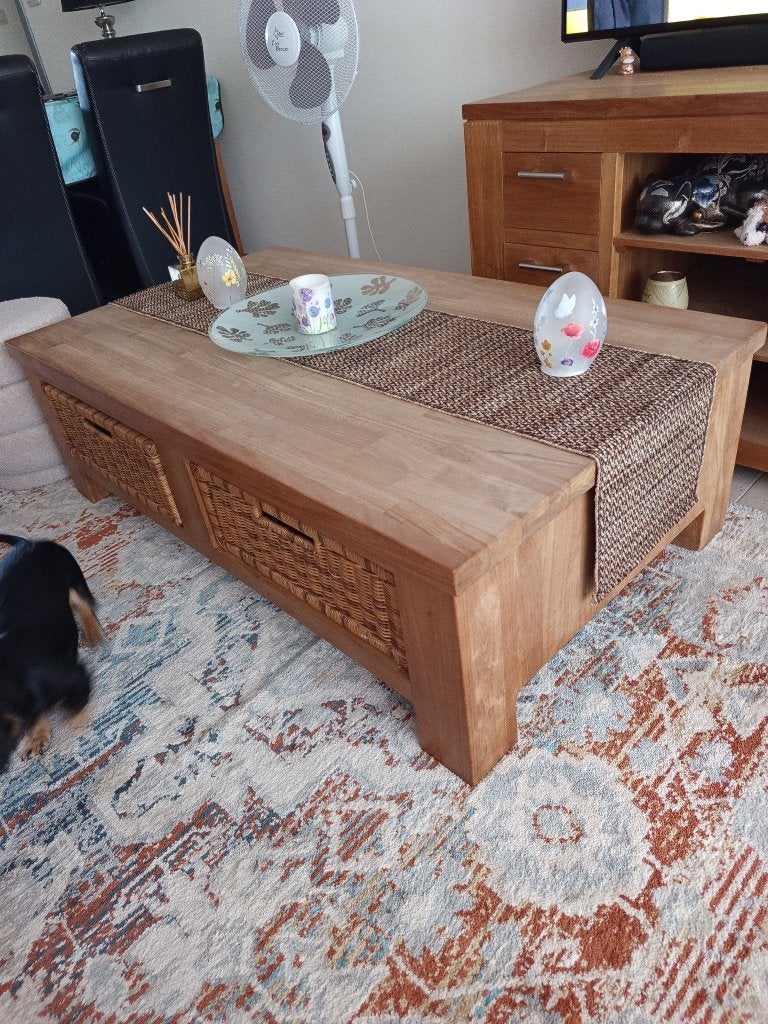 salontafel, Ophalen, 50 – 75, 100 tot 150 cm, Teakhout