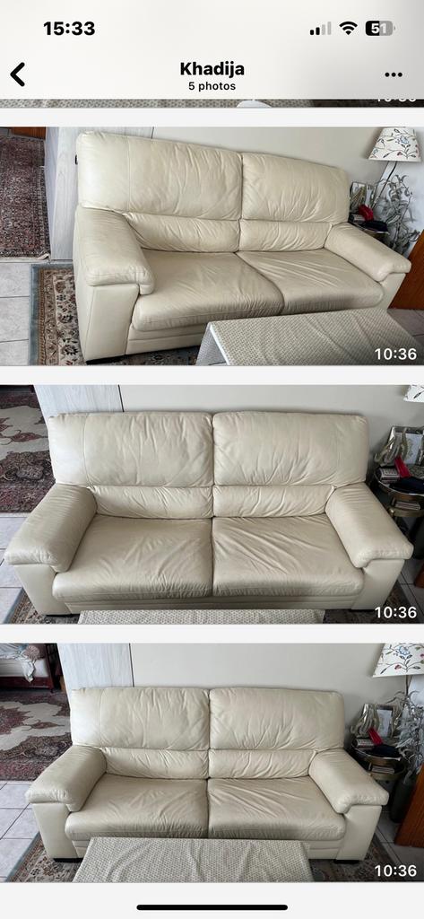 Canapé lit, Maison & Meubles, Chambre à coucher | Canapés-lits, 90 cm, Beige, Comme neuf, Enlèvement