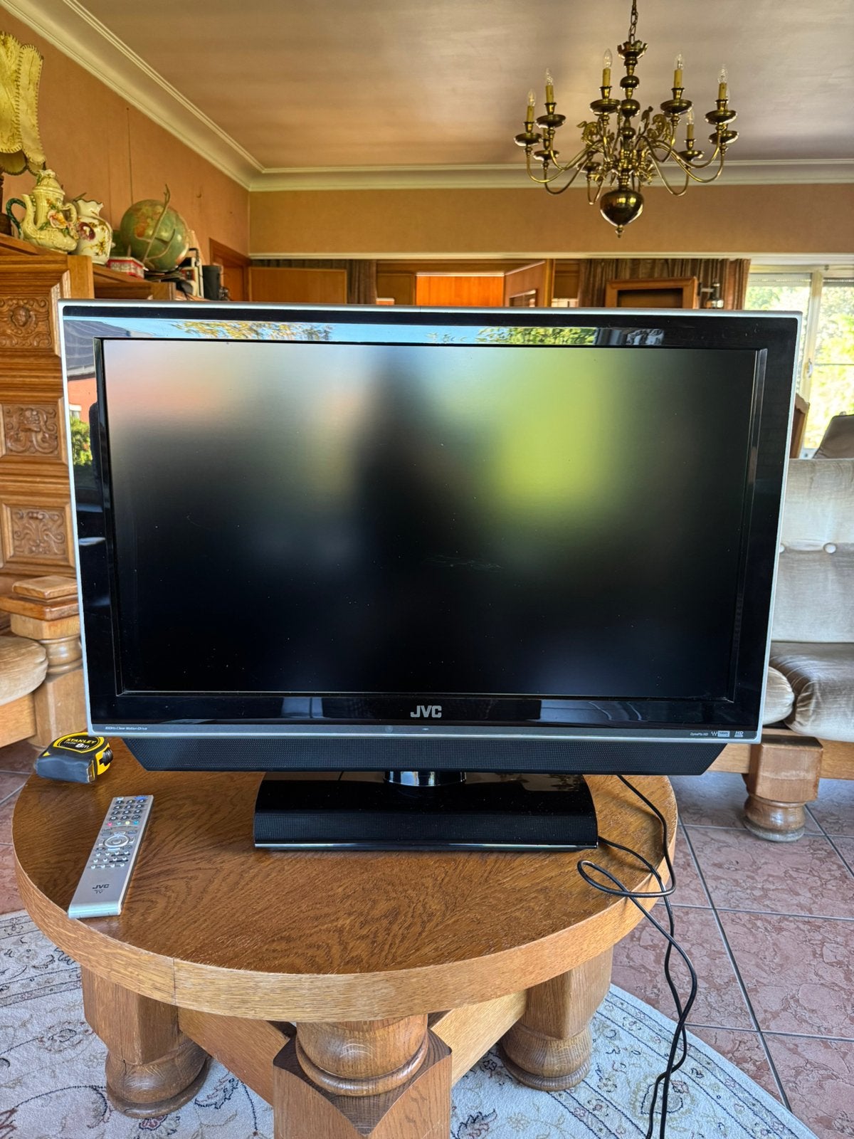 JVC 32 inch LCD TV + afstandsbediening – werkt perfect, TV, Hi-fi & Vidéo, Enlèvement, Comme neuf, LCD