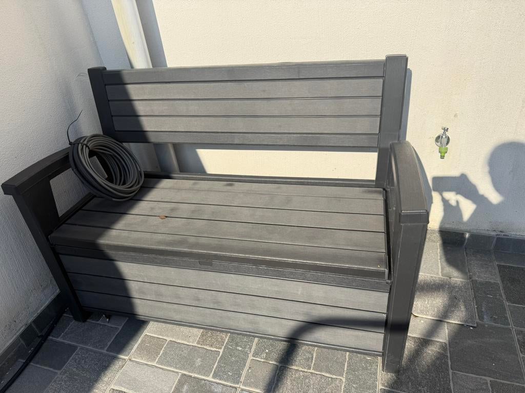 Opberg tuinbank, Tuin en Terras, Tuinsets en Loungesets, Ophalen, Gebruikt