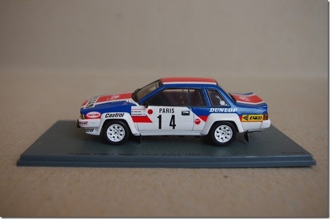 Nissan 240RS Rally Monte Carlo op schaal 1/43, Ophalen of Verzenden, Zo goed als nieuw, Auto, Overige merken