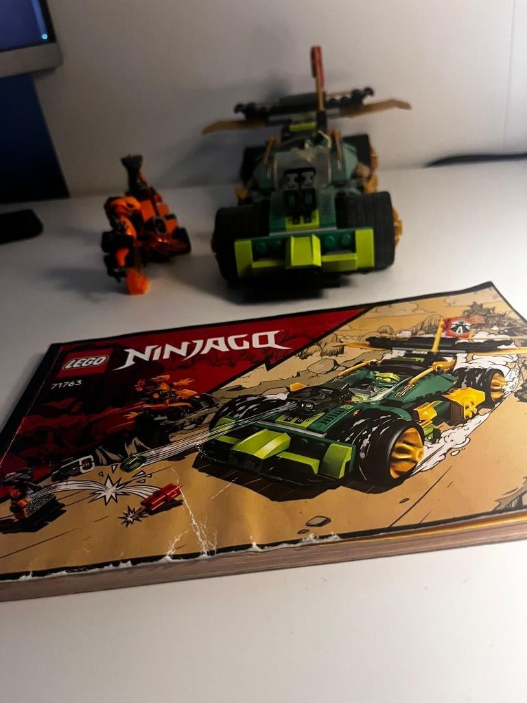 71763 — LEGO NINJAGO Lloyd's Race Car EVO, Ophalen, Lego, Compleet, Zo goed als nieuw