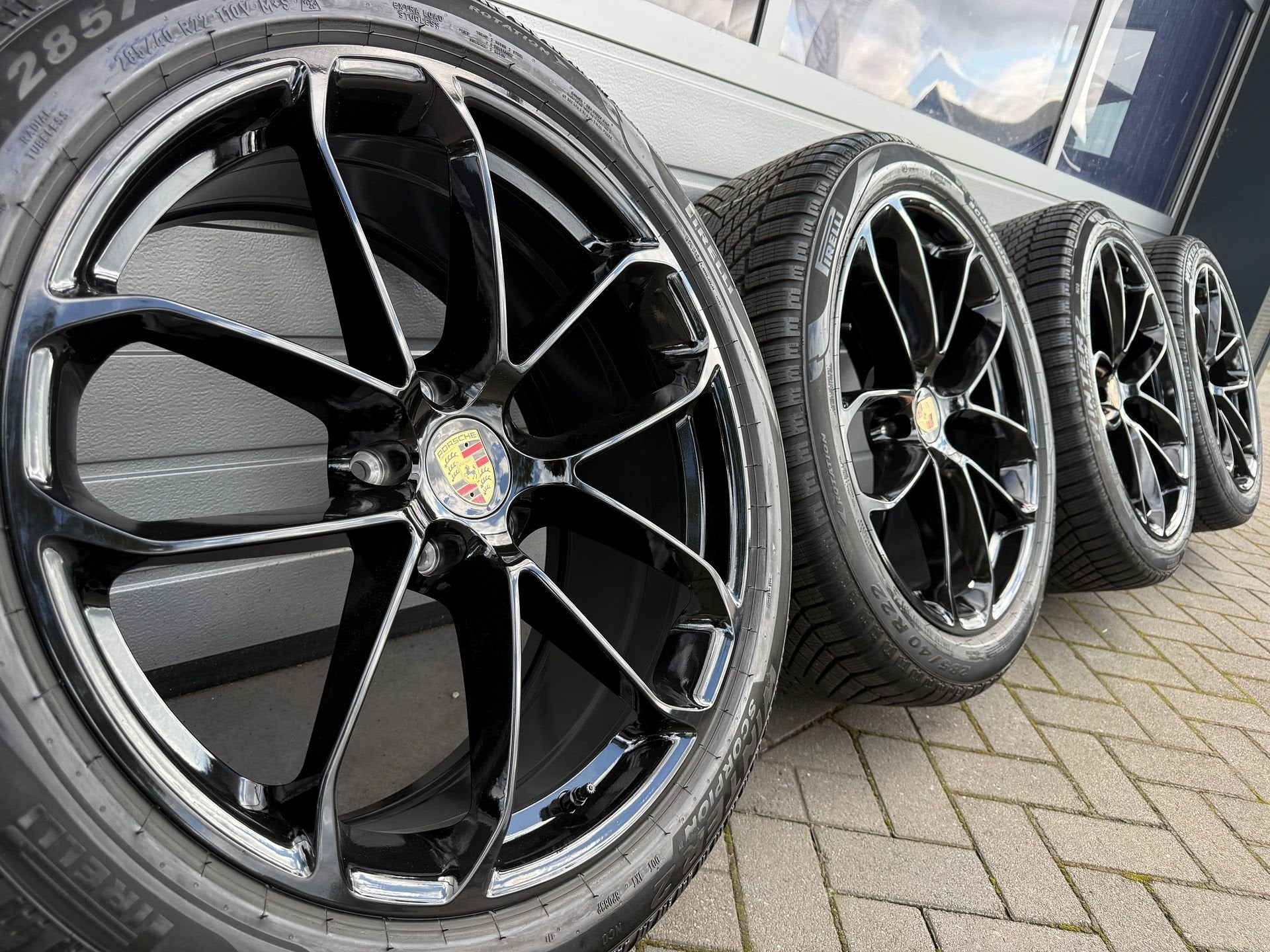 22 inch Porsche Cayenne S 9Y E-Hybrid Turbo GT Coupe velgen, -, -, Banden en Velgen, Nieuw