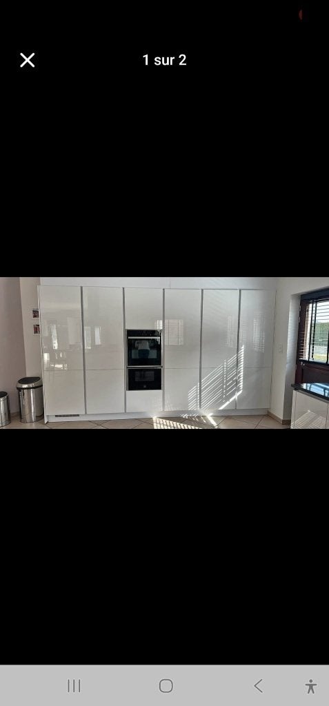 Portes de cuisine blanc laqué, Huis en Inrichting, Keuken | Keukenelementen, Ophalen, Wit