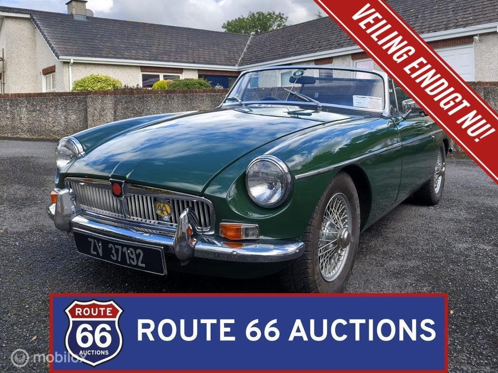 MG MGB Roadster | 1970 | Route 66 Auctions, Autos, Oldtimers & Ancêtres, Entreprise, Achat, MG, Essence, Autre carrosserie, Boîte manuelle