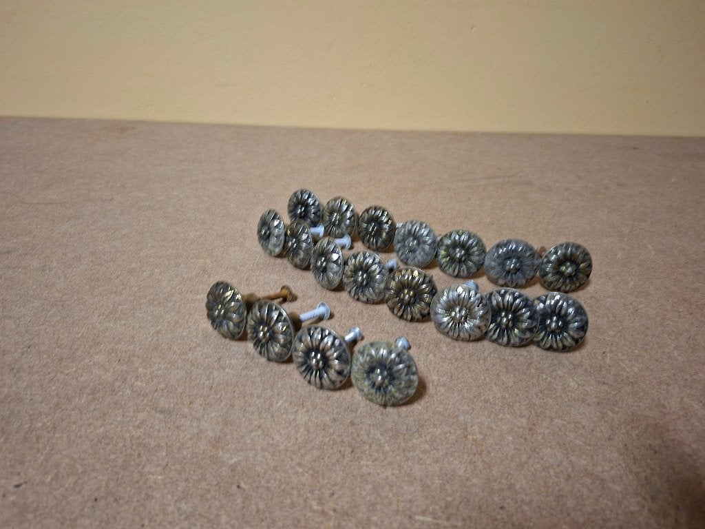 Retro kastdeur knoppen (19 stuks), Ophalen of Verzenden, Gebruikt
