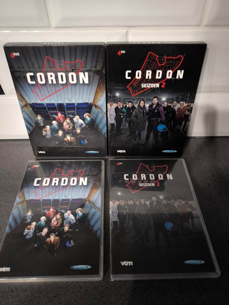Nieuwe volledige dvd collectie van Cordon seizoen 1en2, Cd's en Dvd's, Dvd's | Tv en Series, Ophalen of Verzenden