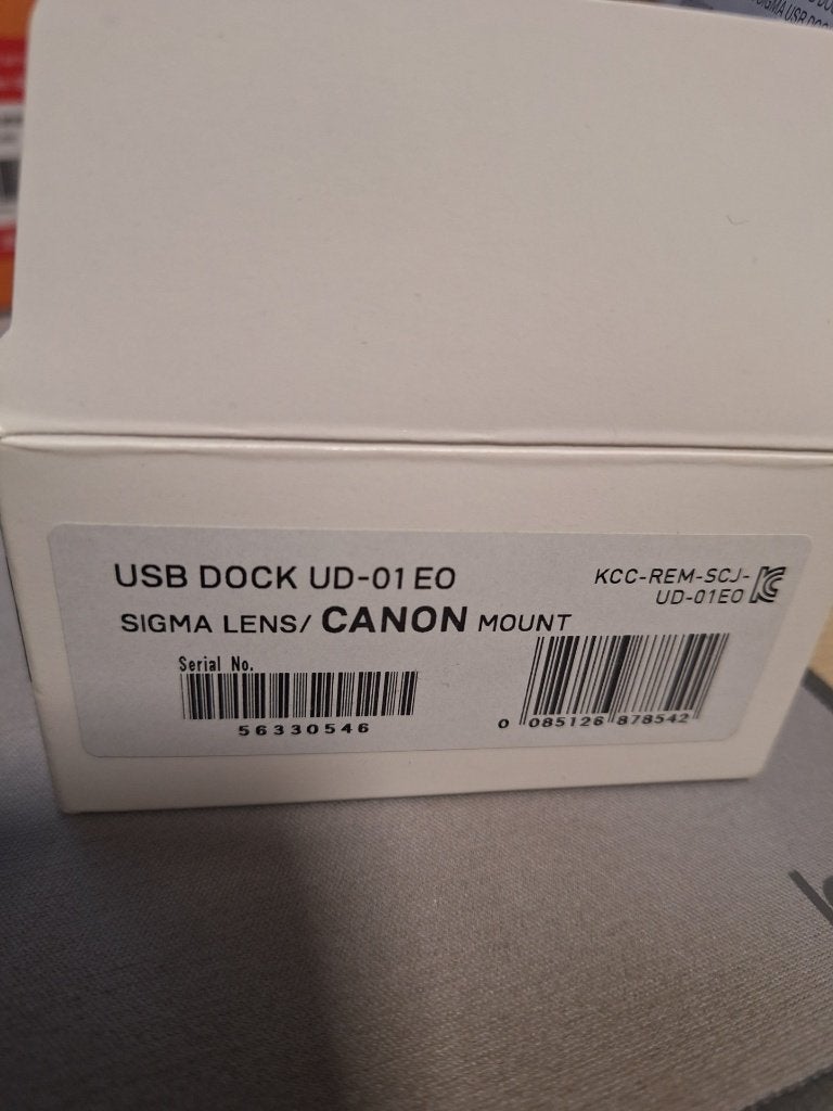 usb dock sigma, Audio, Tv en Foto, Ophalen of Verzenden, Zo goed als nieuw, Sigma, Canon EF