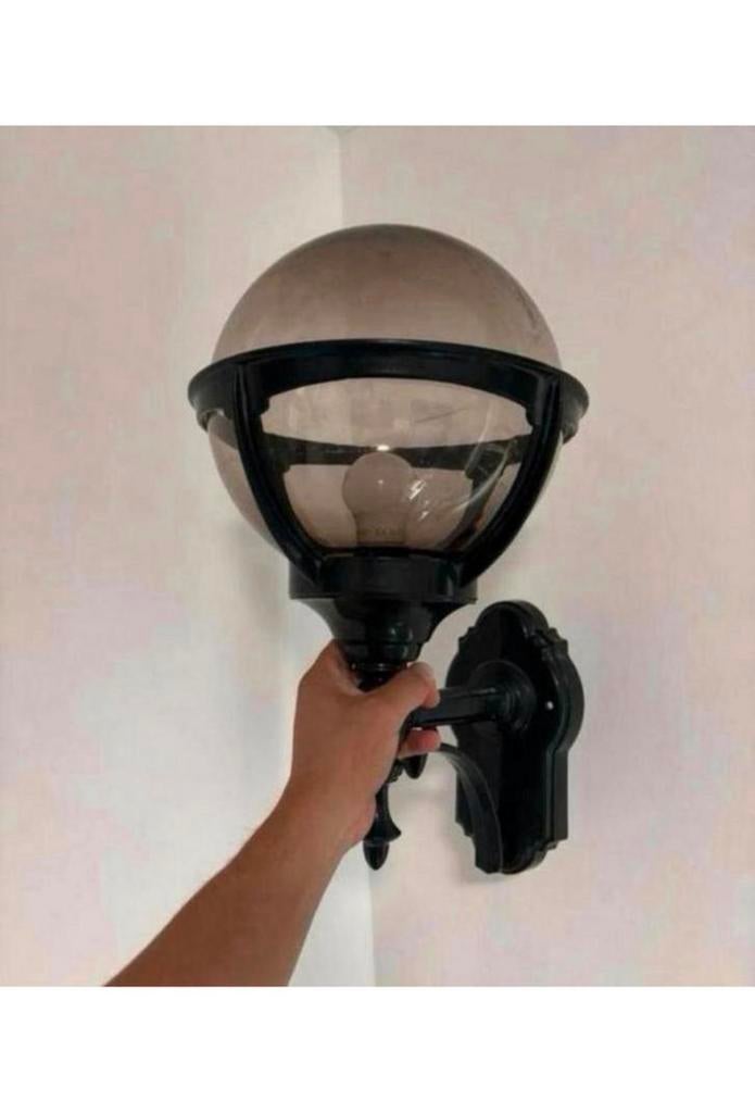 Mooie ronde bol buiten verlichting antiek stuk, Tuin en Terras, Ophalen