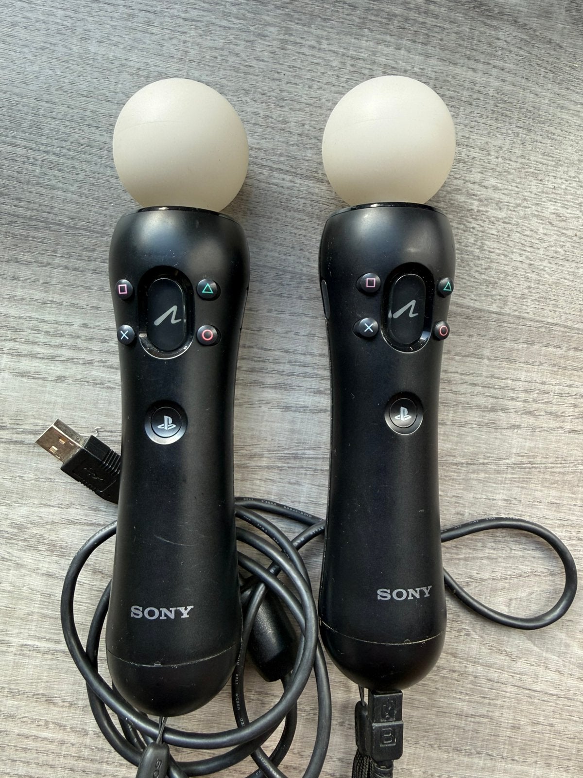 2 originele Sony PlayStation Move-controllers – PS3 / PS4, Ophalen, Gebruikt