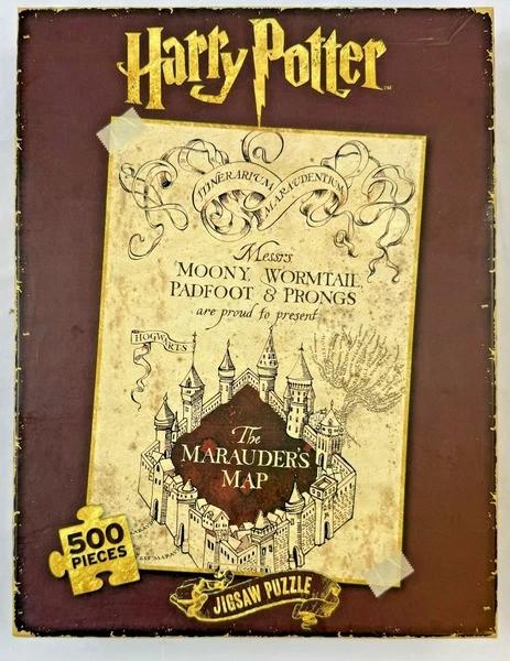 Harry Potter  Marauder's Map Sluipwegwijzer Puzzel 500 st., Verzenden, 500 t/m 1500 stukjes, Zo goed als nieuw, Legpuzzel
