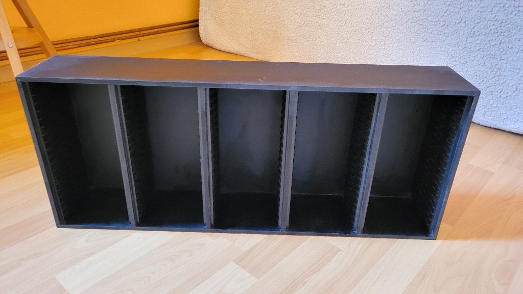 Zwart CD-rek, Maison & Meubles, Accessoires pour la Maison | Étagères pour CD & DVD, Enlèvement, Bois, CD, 75 à 150 disques