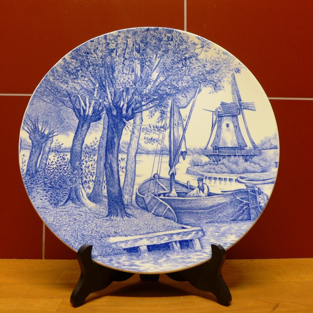 Bord Delfts Blauw Boch La Louvière, Antiquités & Art, Antiquités | Céramique & Poterie, Enlèvement ou Envoi