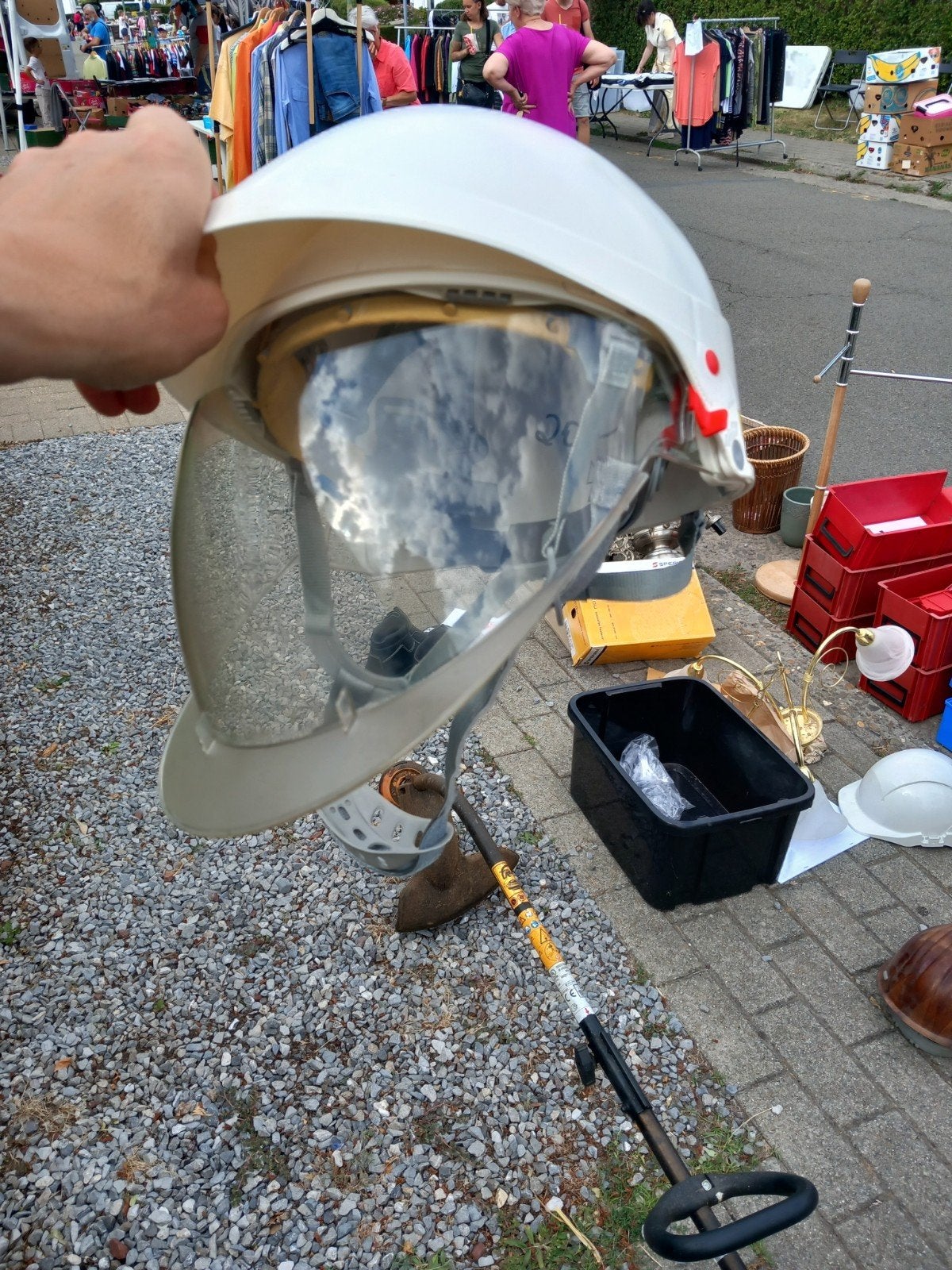 Casque, Jardin & Terrasse, Enlèvement ou Envoi, Comme neuf