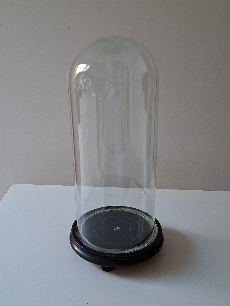 Kleine, schattige, antieke stolp, Huis en Inrichting, Woonaccessoires | Stolpen, Ophalen, Gebruikt, Met voet, 19 cm