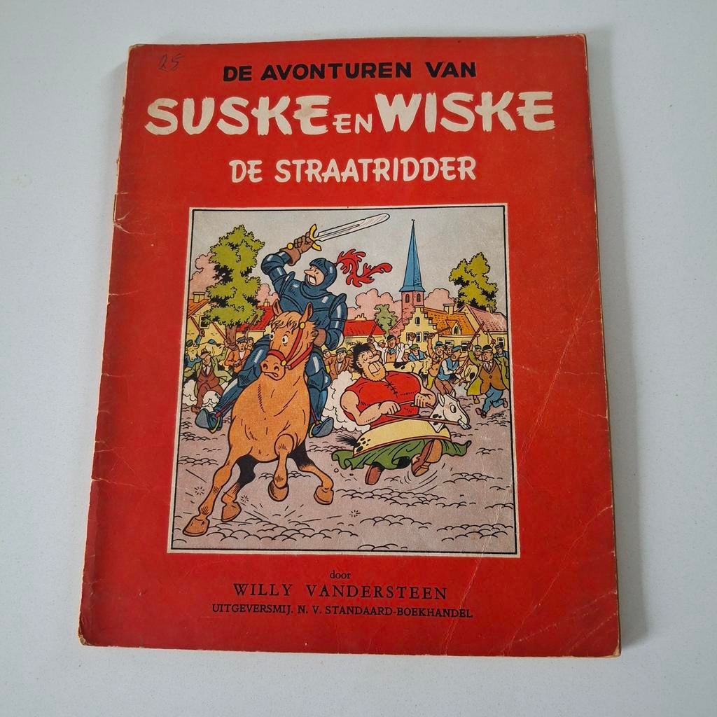 Suske en wiske de straatridder.eerste druk., Boeken, Eén stripboek, Ophalen, Gelezen, Willy Vandersteen