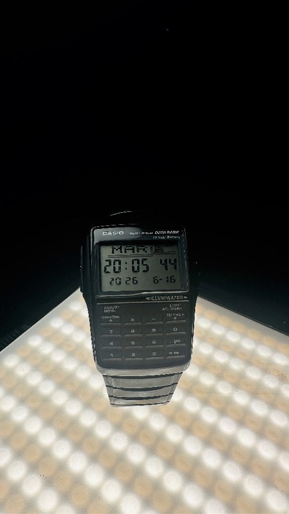 montre casio  DATA BANK Illuminator, Montre-bracelet, Casio, Synthétique, Enlèvement