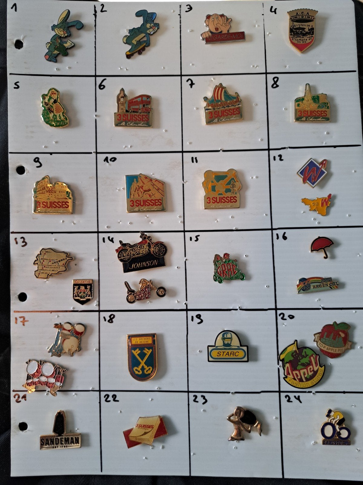 Pinnen, pintjes in de doos (zie foto's), Ophalen