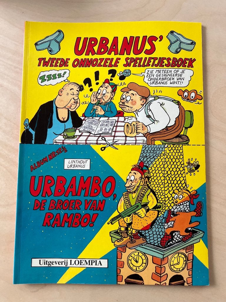 Urbanus tweede onnozele spelletjesboek, Eén stripboek, Ophalen of Verzenden, Gelezen